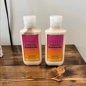 Bath & Body Works Forever Sunshine Lotion Duo